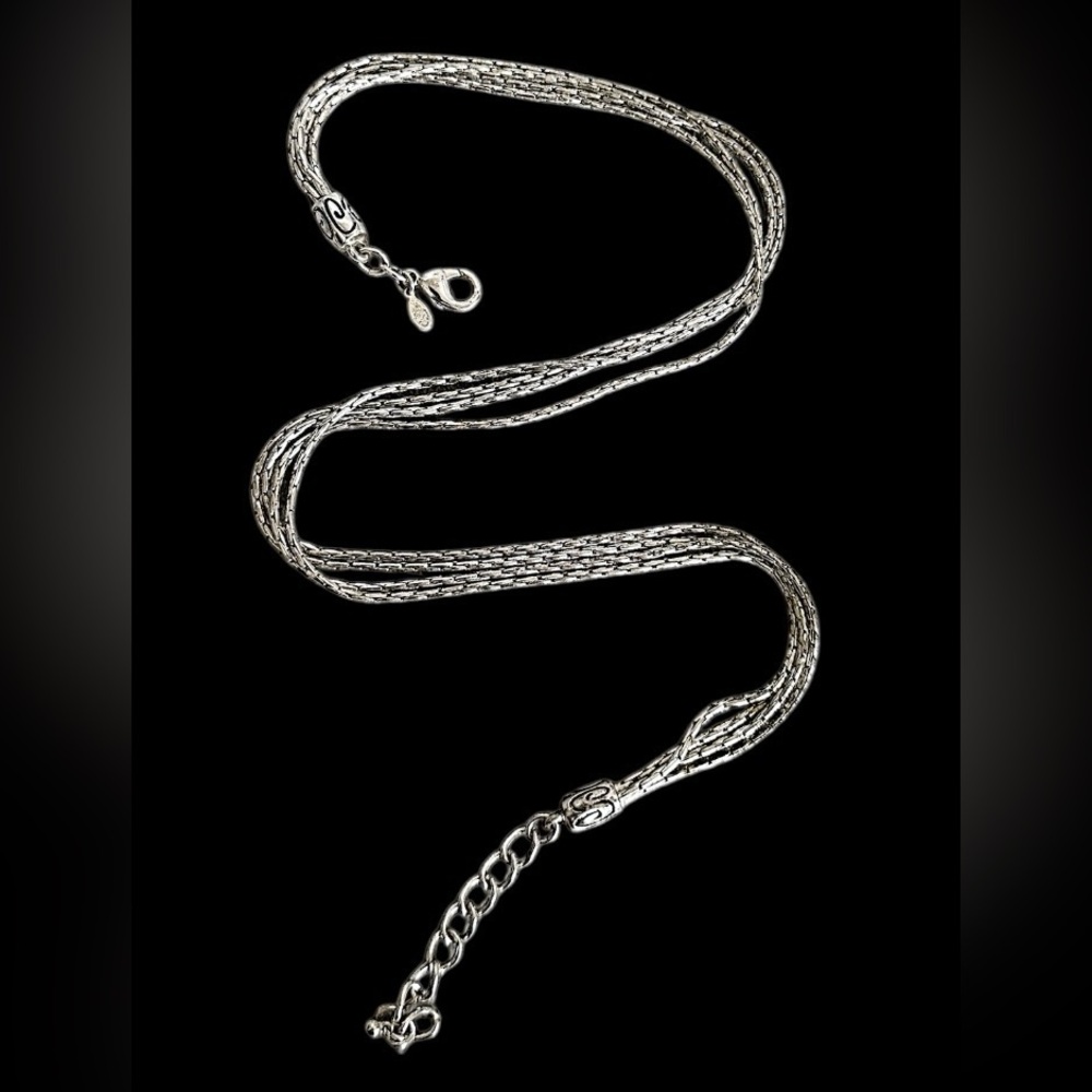 Premier Design Elegant Silver4 Chains Necklace - image 2